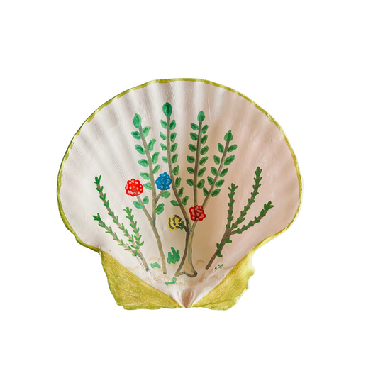 Trinket Shell - pink chinoiserie